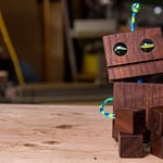 Wooden Toy Robot